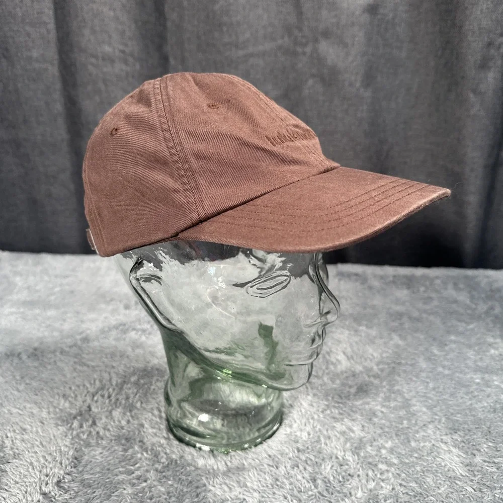 Lululemon Adult Baseball Cap Hat Brown Embroidered Strapback Adjustable SZ S/M